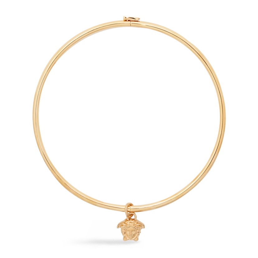 Versace Gold Medusa Charm Choker 500$